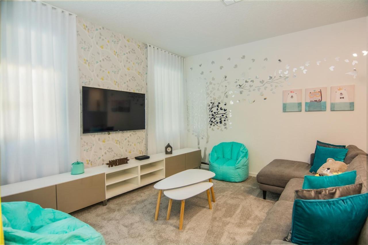 Brand New 9 Bedrooms House With Private Pool, Star Wars Game Room, Theme Rooms And Lake View Sa2145 Кіссіммі Екстер'єр фото